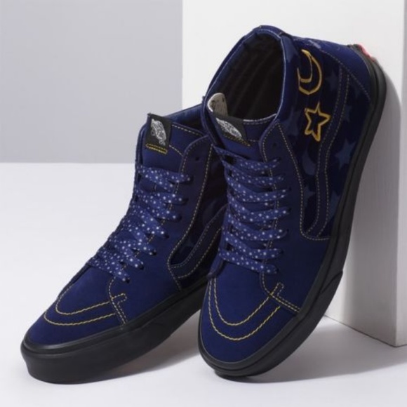 New Limited Edition Disney Vans Sk8-Hi Sorcerer's Appr Mens 4 W5.5 Mickey - Picture 2 of 4